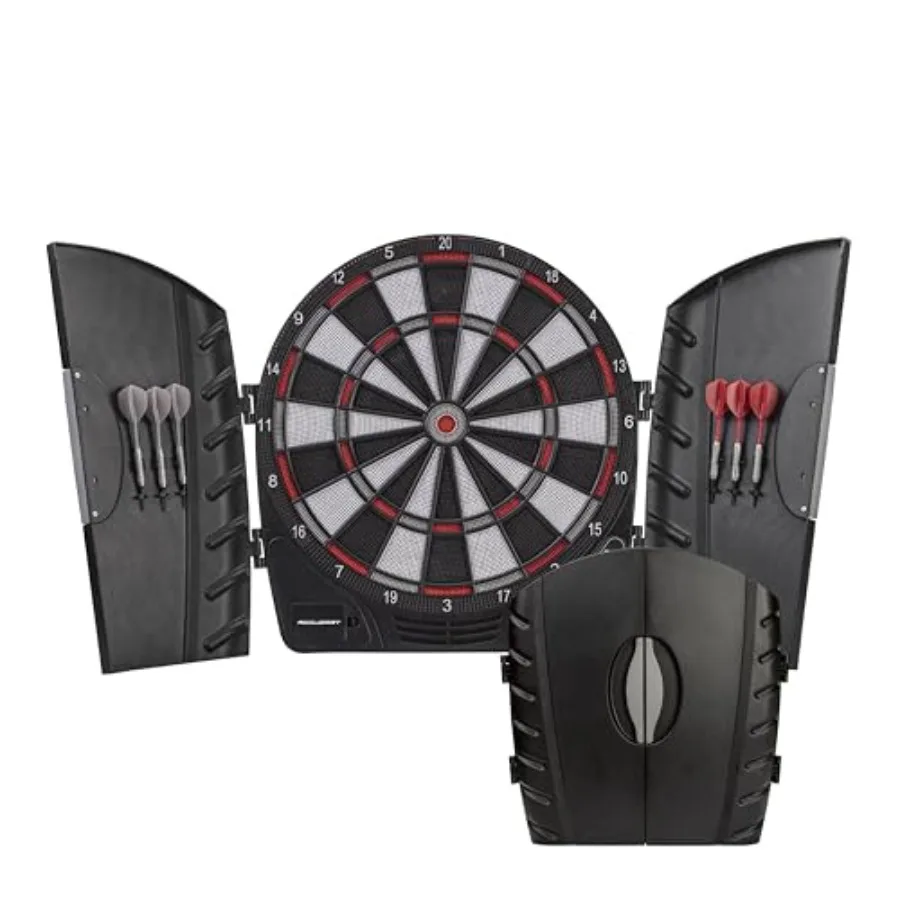 Spark Electronic Dartboard 30 Games, 174 Variations, Computer Challenge Mode, Easy‑Read LED Scoring for Up to 8 Players Include
Spark Electronic Dartboard 30 Games, 174 Variations, Computer Challenge Mode, Easy‑Read LED Scoring for Up to 8 Players Include