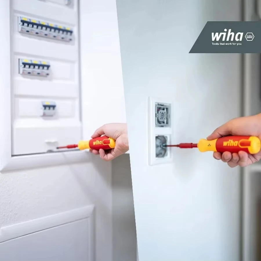 Набор прецизионных изолированных отверток WIHA 38611 6-в-1 с выдвижными 6 битами, 1000В, для электриков, ручные инструменты
Набор прецизионных изолированных отверток WIHA 38611 6-в-1 с выдвижными 6 битами, 1000В, для электриков, ручные инструменты