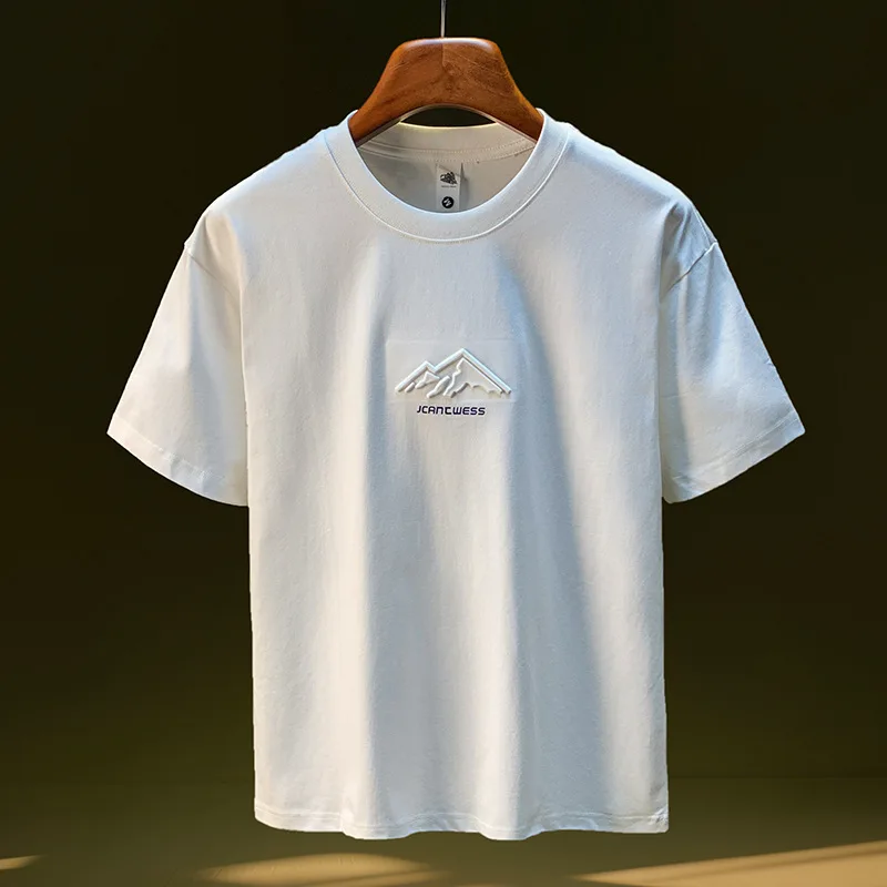 2025 summer thin short sleeved T-shirt men's plus size simple three-dimensional printed loose casual men's top
2025 summer thin short sleeved T-shirt men's plus size simple three-dimensional printed loose casual men's top