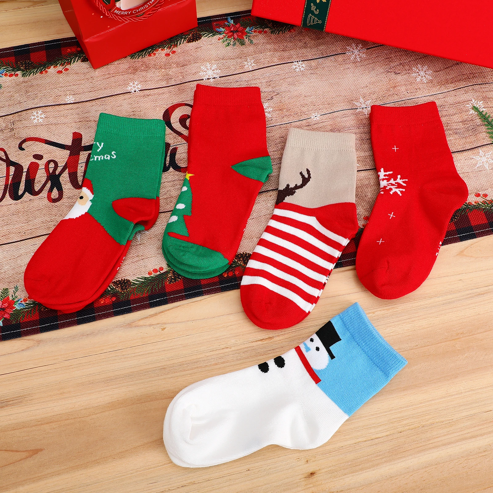 2PCS Christmas Socks for Kids Warm Cotton Toddler Stuffers White Stockings Fashion Party Gift HolidayKids Winter Socks Soft Feet
2PCS Christmas Socks for Kids Warm Cotton Toddler Stuffers White Stockings Fashion Party Gift HolidayKids Winter Socks Soft Feet