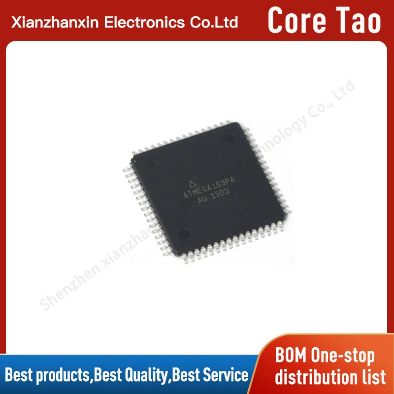 1PCS/LOT ATMEGA169P-16AU QFP64 ATMEGA169 Single-chip microcomputer chip micro controller
1PCS/LOT ATMEGA169P-16AU QFP64 ATMEGA169 Single-chip microcomputer chip micro controller