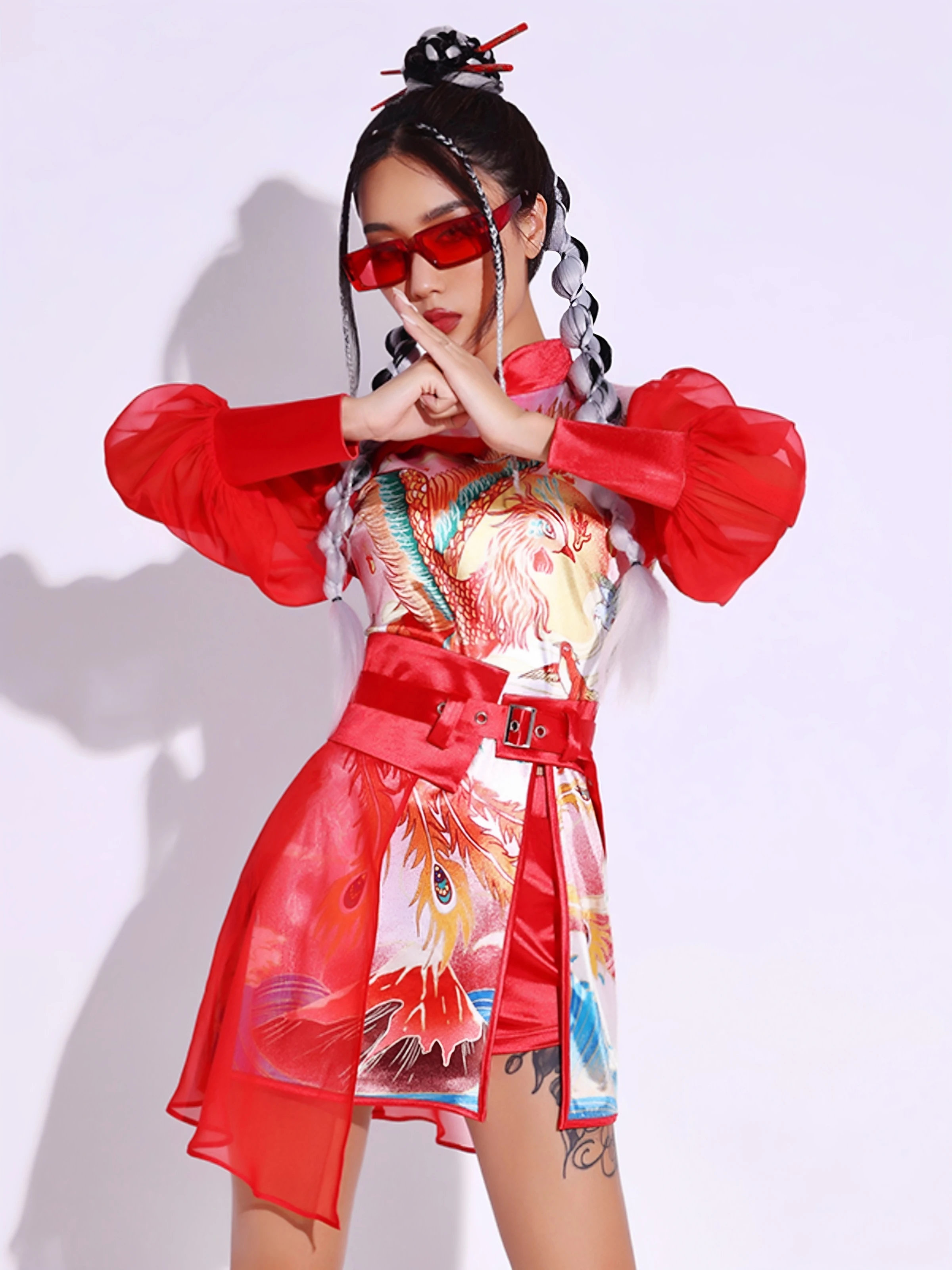 National Trend Jazz Dance Performance Costume Women's Group Year End Group Dance Performance Suit Drum Dance Clothes
National Trend Jazz Dance Performance Costume Women's Group Year End Group Dance Performance Suit Drum Dance Clothes