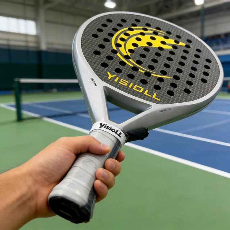 Carbon fiber material 12K padel racket, precise advanced ball control premium hitting touch, full OEM supply and private label c
Carbon fiber material 12K padel racket, precise advanced ball control premium hitting touch, full OEM supply and private label c