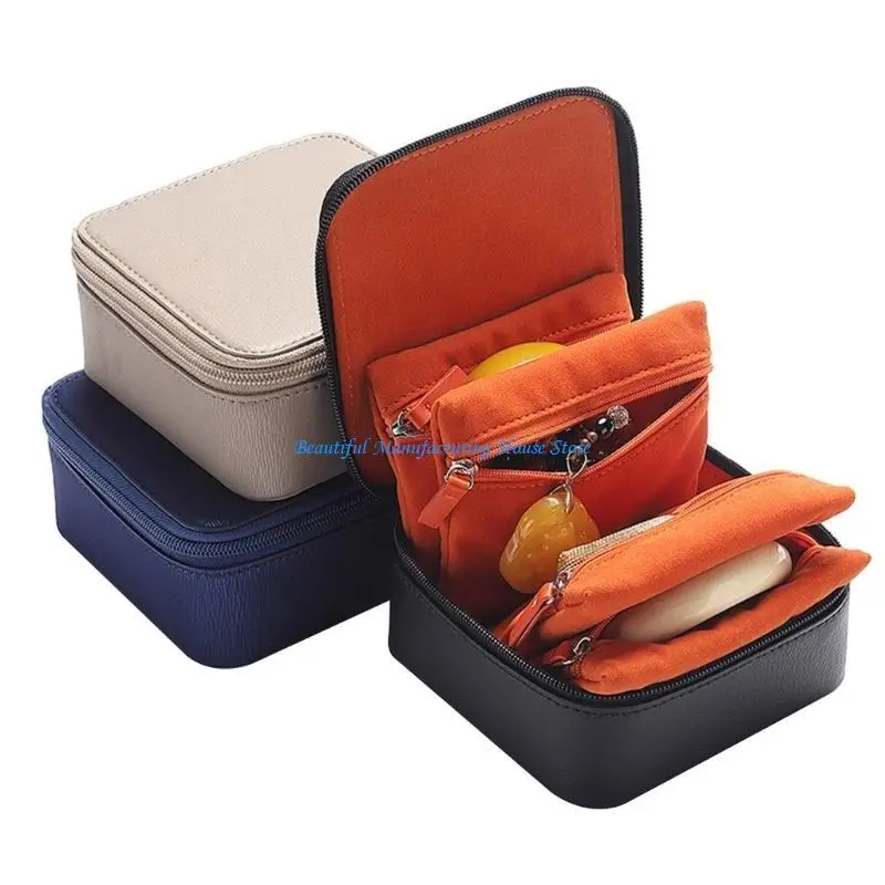 E56A Multipurpose Jewelry Travel Pouches with 6 Pockets Compartments Syurdy Storage Case Stylish for Accessory Protective
E56A Multipurpose Jewelry Travel Pouches with 6 Pockets Compartments Syurdy Storage Case Stylish for Accessory Protective