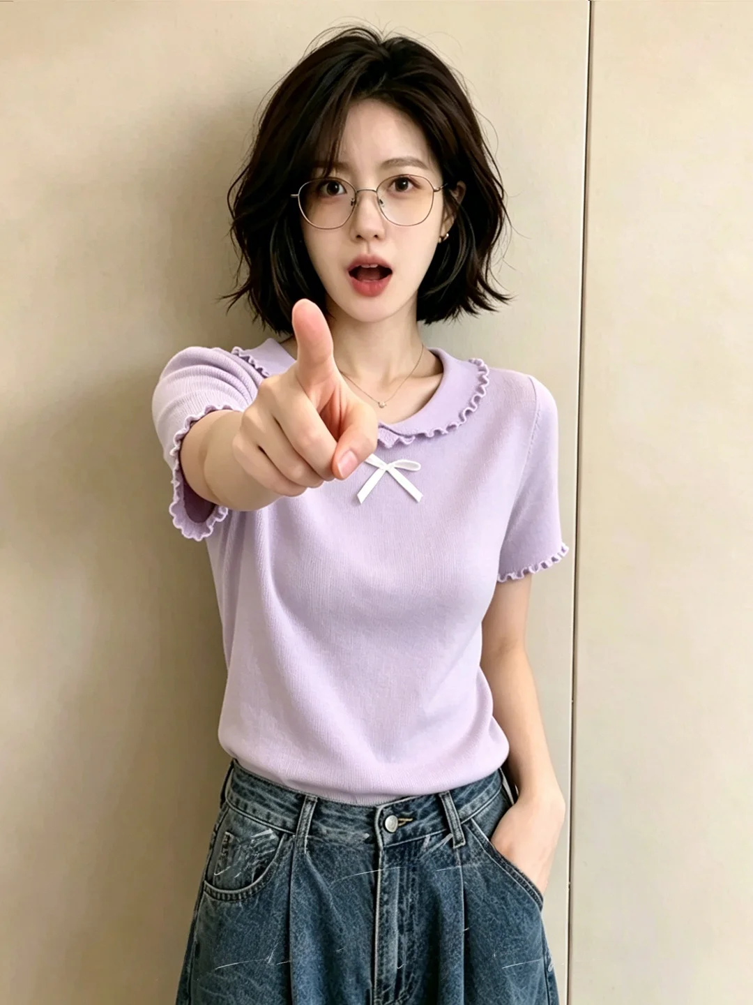 Sweet Casual Style Doll Collar Knitted Top Women Summer Knot Slim Short Sleeve Soft Polyester Fabric Breathable
Sweet Casual Style Doll Collar Knitted Top Women Summer Knot Slim Short Sleeve Soft Polyester Fabric Breathable