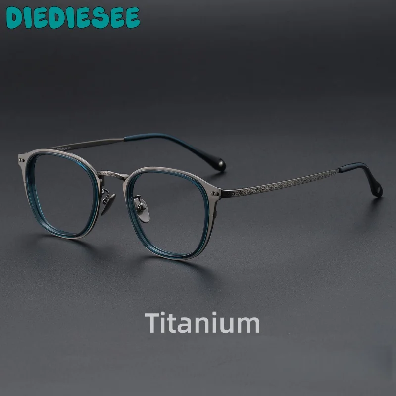 DIEDIESEE New Men's Ultra Light Pure Titanium Eyeframe Anti Blue Light Flat Glasses Retro Wide Edge Men's Eyeframe P-508
DIEDIESEE New Men's Ultra Light Pure Titanium Eyeframe Anti Blue Light Flat Glasses Retro Wide Edge Men's Eyeframe P-508