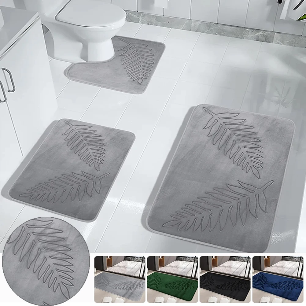 3PCS Memory Foam Bath Mat Anti-slip Door Mat Extra Soft Quick Dry Comfortable Absorbent Toilet Mat Bathroom Rug for Home
3PCS Memory Foam Bath Mat Anti-slip Door Mat Extra Soft Quick Dry Comfortable Absorbent Toilet Mat Bathroom Rug for Home
