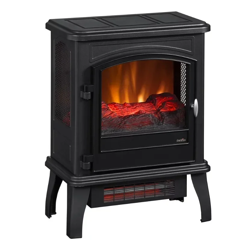 1,000 sq ft Infrared Quartz Electric Fireplace Stove Heater, Black
1,000 sq ft Infrared Quartz Electric Fireplace Stove Heater, Black