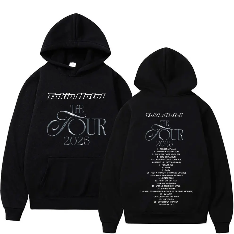 Tokio Hotel Band The Tour 2025 Hoodie Unisex German Alternative Rock Tracksuit Men Women Fashion Punk Gothic Pullover Streetwear
Tokio Hotel Band The Tour 2025 Hoodie Unisex German Alternative Rock Tracksuit Men Women Fashion Punk Gothic Pullover Streetwear