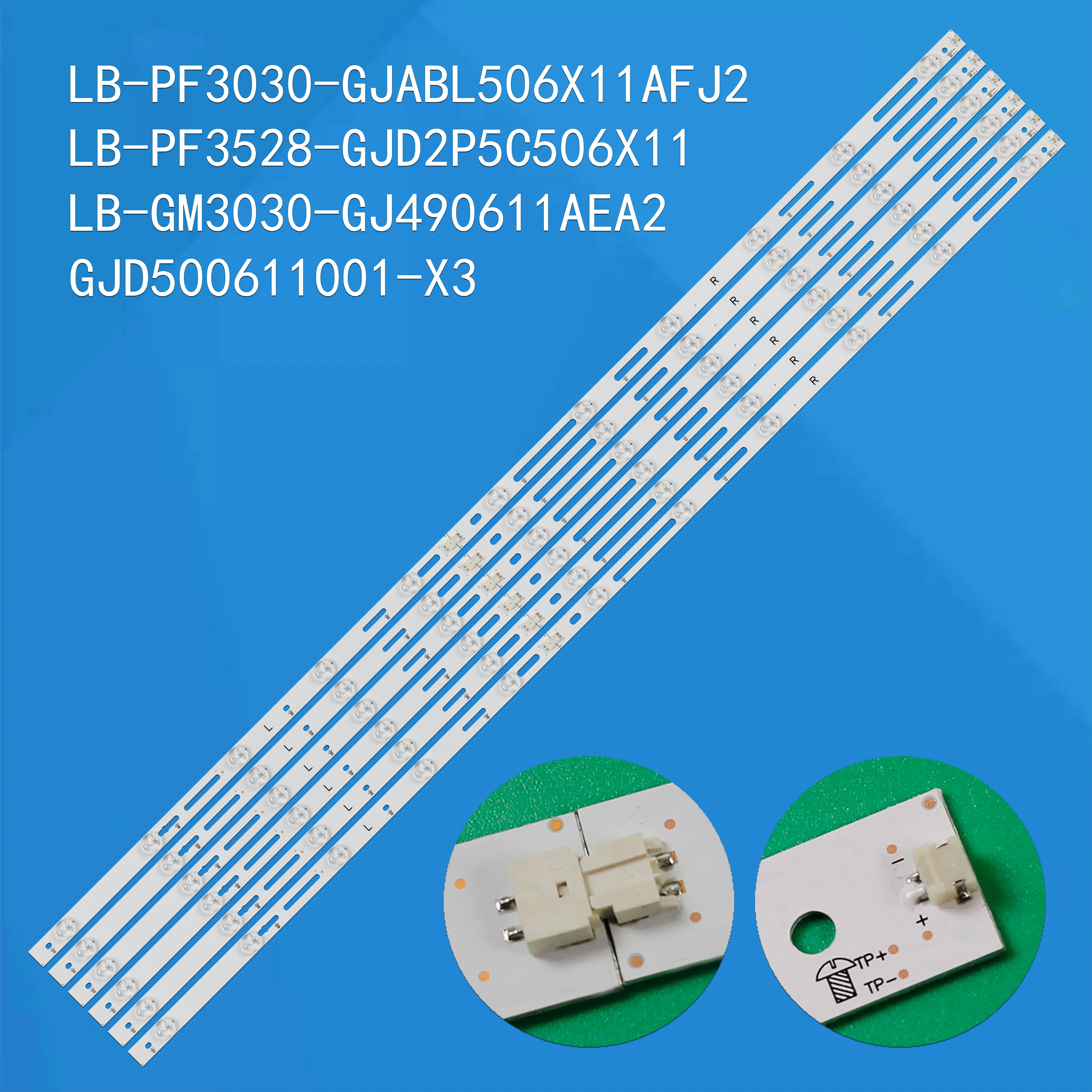 For 50PFF4750/T3 50E3100 50V5 50M5 E469119 GJD500611001-X3-L R LB-PF3528-GJD2P5C506X11-RB JD500611002-X2-L/R
For 50PFF4750/T3 50E3100 50V5 50M5 E469119 GJD500611001-X3-L R LB-PF3528-GJD2P5C506X11-RB JD500611002-X2-L/R