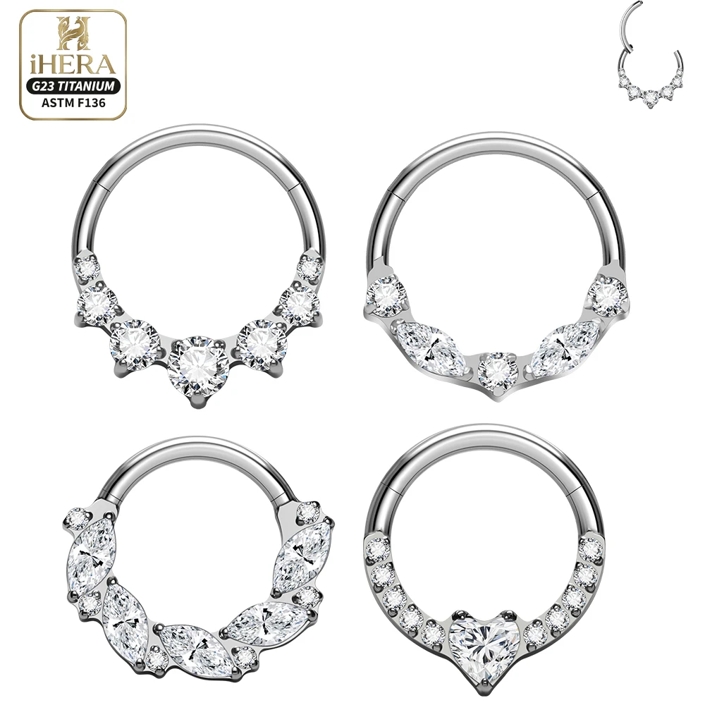 ASTM F136 Titanium Hinged Segment Daith Clicker Sparkly CZ Leaf Nose Ring Septum Piercing Ear Cartilage Helix Eyebrow Jewelry
ASTM F136 Titanium Hinged Segment Daith Clicker Sparkly CZ Leaf Nose Ring Septum Piercing Ear Cartilage Helix Eyebrow Jewelry