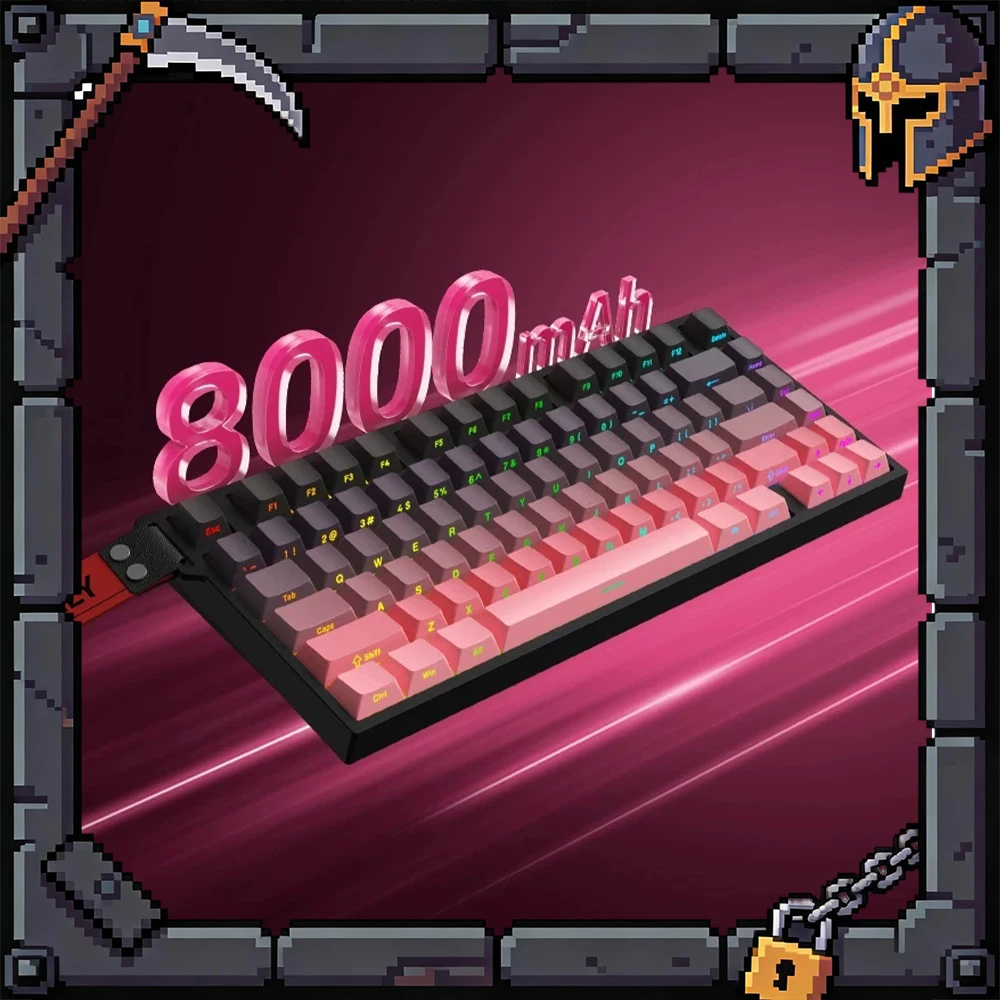 Technology Beat75 Wireless Keyboard Three Mode Connection E-sports Keyboard Double 8K Polling Rate 128K Scanning Rate For Gifts
Technology Beat75 Wireless Keyboard Three Mode Connection E-sports Keyboard Double 8K Polling Rate 128K Scanning Rate For Gifts