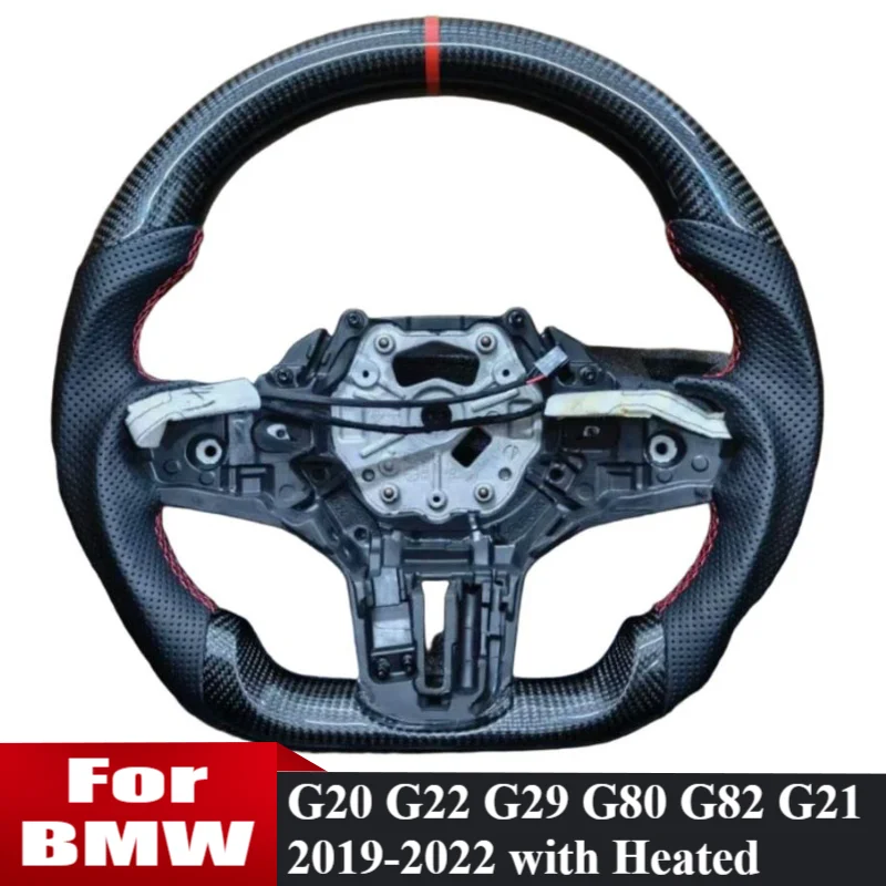 For BMW G20 G21 G22 G23 G80 G82 G83 G29 M3 M4 2019-2022 Carbon Fiber Heated Steering Wheel Perforated Leather Car Steering Wheel
For BMW G20 G21 G22 G23 G80 G82 G83 G29 M3 M4 2019-2022 Carbon Fiber Heated Steering Wheel Perforated Leather Car Steering Wheel