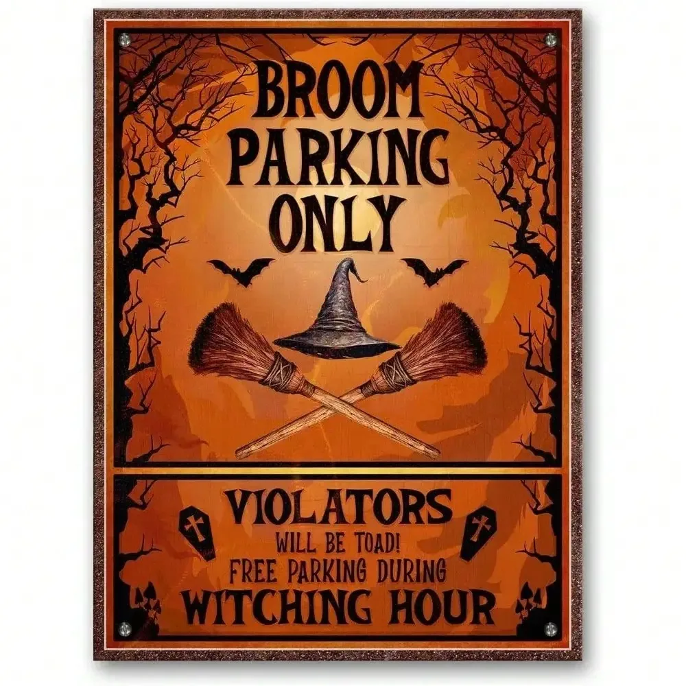 Parking For Witches Only Metal Sign - Toad Halloween Decor Wiccan Home Outdoor Witch Gift
Parking For Witches Only Metal Sign - Toad Halloween Decor Wiccan Home Outdoor Witch Gift