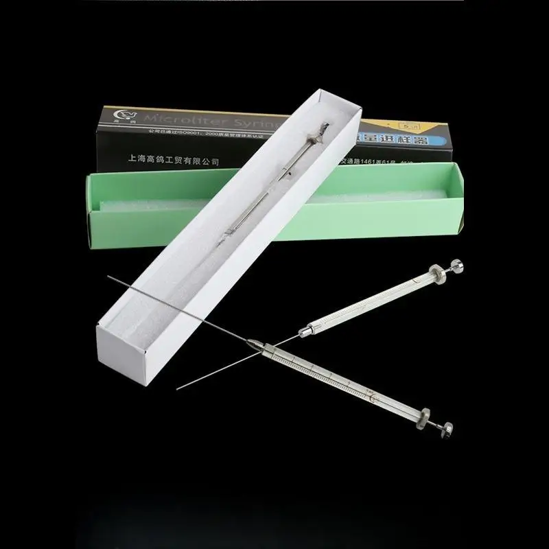 1pcs Lab 0.5ul To 1000ul Liquid Phase Microliter Syringes with Flat Head, Laboratory Chromatographic Microinjector
1pcs Lab 0.5ul To 1000ul Liquid Phase Microliter Syringes with Flat Head, Laboratory Chromatographic Microinjector