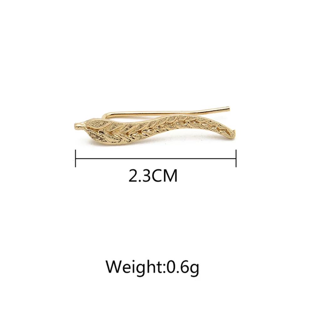 Leaf Ear Clip Delicate Earrings Women Jewelry Chic Crawler Cuff Manual Unique Design Stud
Leaf Ear Clip Delicate Earrings Women Jewelry Chic Crawler Cuff Manual Unique Design Stud