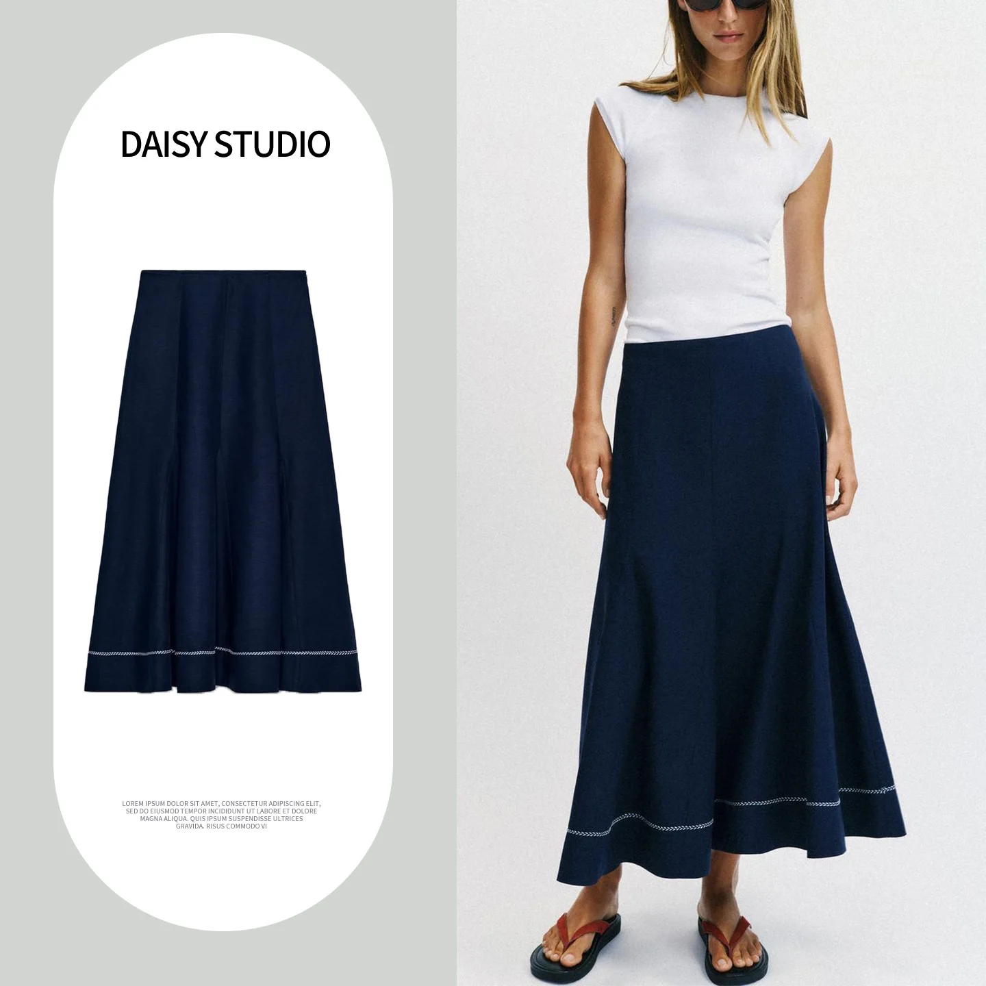 Sweet Style Zipper Casual Embroidered A-Line Skirt High Waist Polyester Fiber New Summer Women's Fashion Skirts
Sweet Style Zipper Casual Embroidered A-Line Skirt High Waist Polyester Fiber New Summer Women's Fashion Skirts