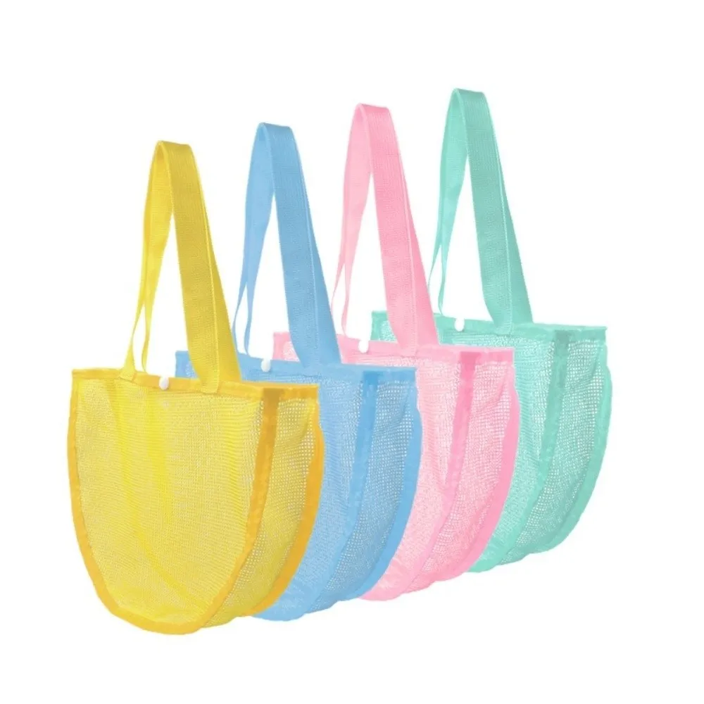 Cute Lightweight Solid Color Mesh Pouch Waterproof Large Capacity Beach Bag Eco-Friendly Reusable Toy Storage Bag Kids
Cute Lightweight Solid Color Mesh Pouch Waterproof Large Capacity Beach Bag Eco-Friendly Reusable Toy Storage Bag Kids
