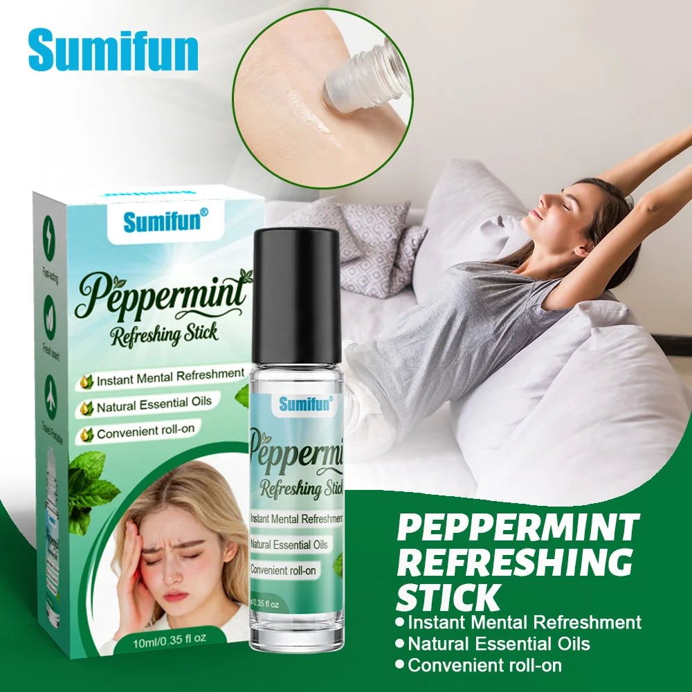1Box 10ml Peppermint Refreshing Roller Ball Essential Oil Wake Up Portable Roll On
1Box 10ml Peppermint Refreshing Roller Ball Essential Oil Wake Up Portable Roll On