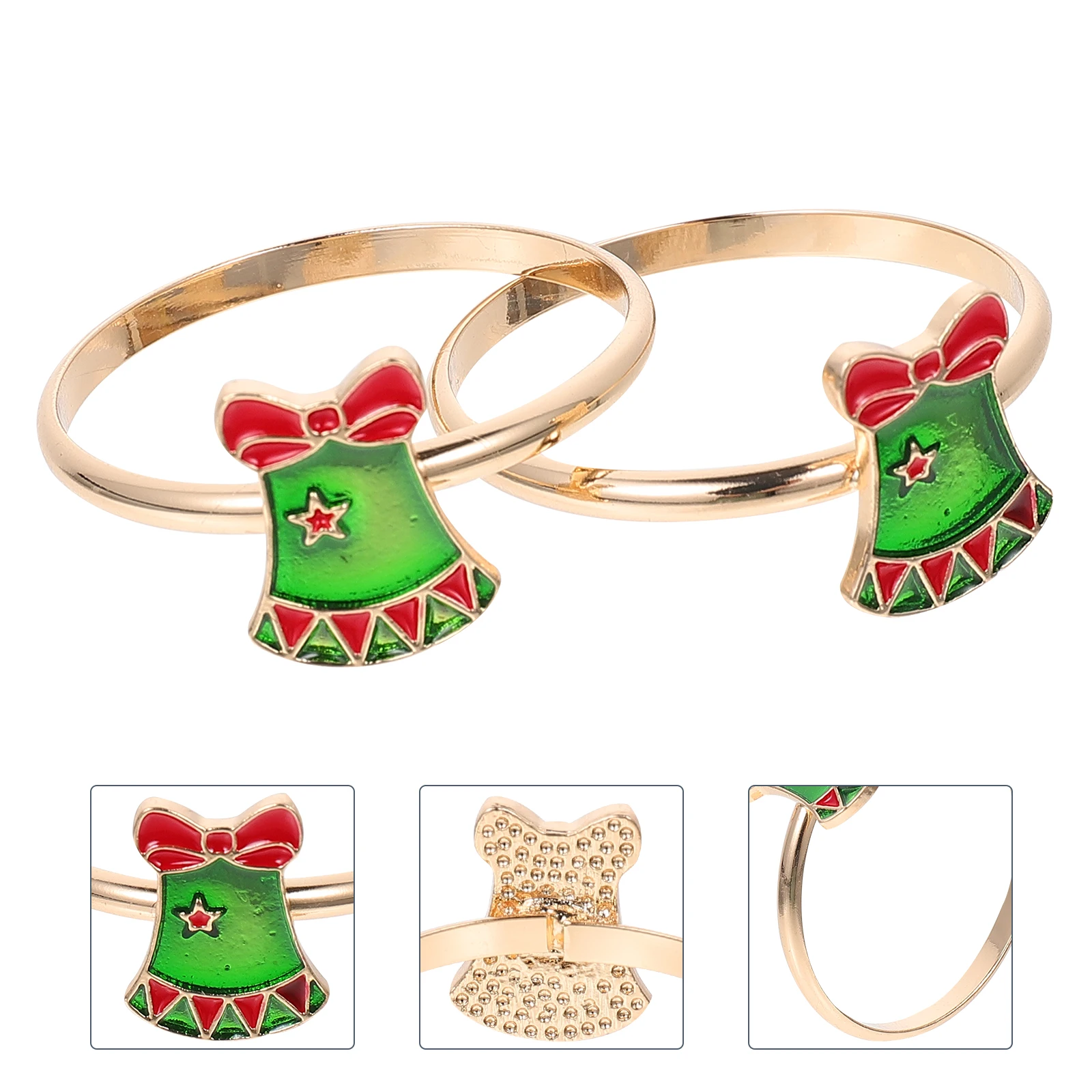 6 Pcs Napkin Ring Holiday Dining Accessories Buckle for Xmas Dinner Table Decorations Christmas Alloy
6 Pcs Napkin Ring Holiday Dining Accessories Buckle for Xmas Dinner Table Decorations Christmas Alloy
