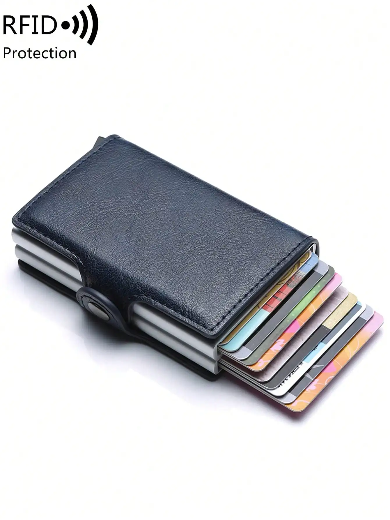 MIYIN Men's Ultra-Thin Card Holder, Front Pocket Anti-Theft Auto Pop-Up Travel Wallet, Suitable For Shopping And Travel. Women's Gift, Card Holder, Wallet, Name Card Case, Credit Card Holder, Men's Mini Wallet, Card Holder, RFID Wallet.
MIYIN Men's Ultra-Thin Card Holder, Front Pocket Anti-Theft Auto Pop-Up Travel Wallet, Suitable For Shopping And Travel. Women's Gift, Card Holder, Wallet, Name Card Case, Credit Card Holder, Men's Mini Wallet, Card Holder, RFID Wallet.