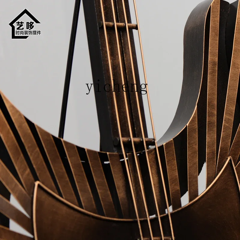 Large Classical Guitar Musical Instrument Floor Sculpture Hotel Hall Decoration Soft Decoration Metal Ornaments
Large Classical Guitar Musical Instrument Floor Sculpture Hotel Hall Decoration Soft Decoration Metal Ornaments