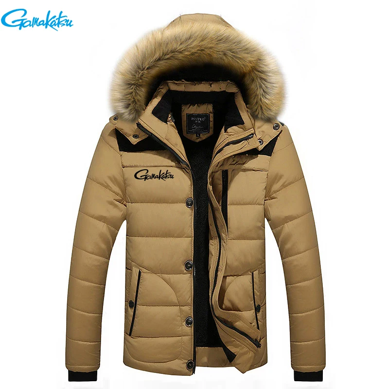 Gamakatsu Рыбалка Зимняя мужская новая флисовая куртка с капюшоном однотонная трендовая корейская куртка с утолщенным воротником на хлопковой подкладке
Gamakatsu Рыбалка Зимняя мужская новая флисовая куртка с капюшоном однотонная трендовая корейская куртка с утолщенным воротником на хлопковой подкладке