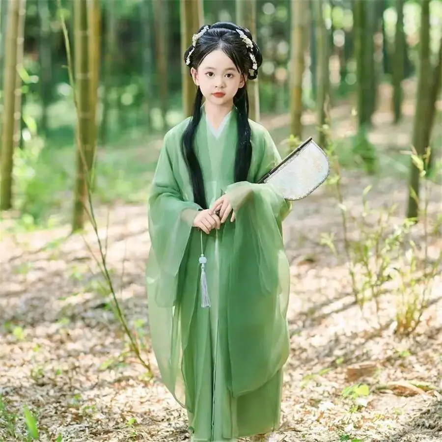 Hanfu girls Chinese Traditional Dress Cosplay Costume Ancient Song Dynasty Hanfu Dress Spring Summer Green Sets Plus Size
Hanfu girls Chinese Traditional Dress Cosplay Costume Ancient Song Dynasty Hanfu Dress Spring Summer Green Sets Plus Size