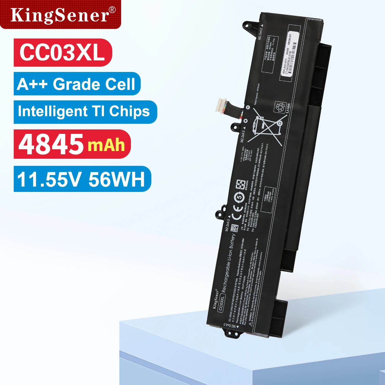 KingSener CC03XL Laptop Battery for HP EliteBook 850 G7 850 G8 855 G7 855 G8 For HP ZBook Firefly 15 G7 G8 Series 11.55V 56WH
KingSener CC03XL Laptop Battery for HP EliteBook 850 G7 850 G8 855 G7 855 G8 For HP ZBook Firefly 15 G7 G8 Series 11.55V 56WH