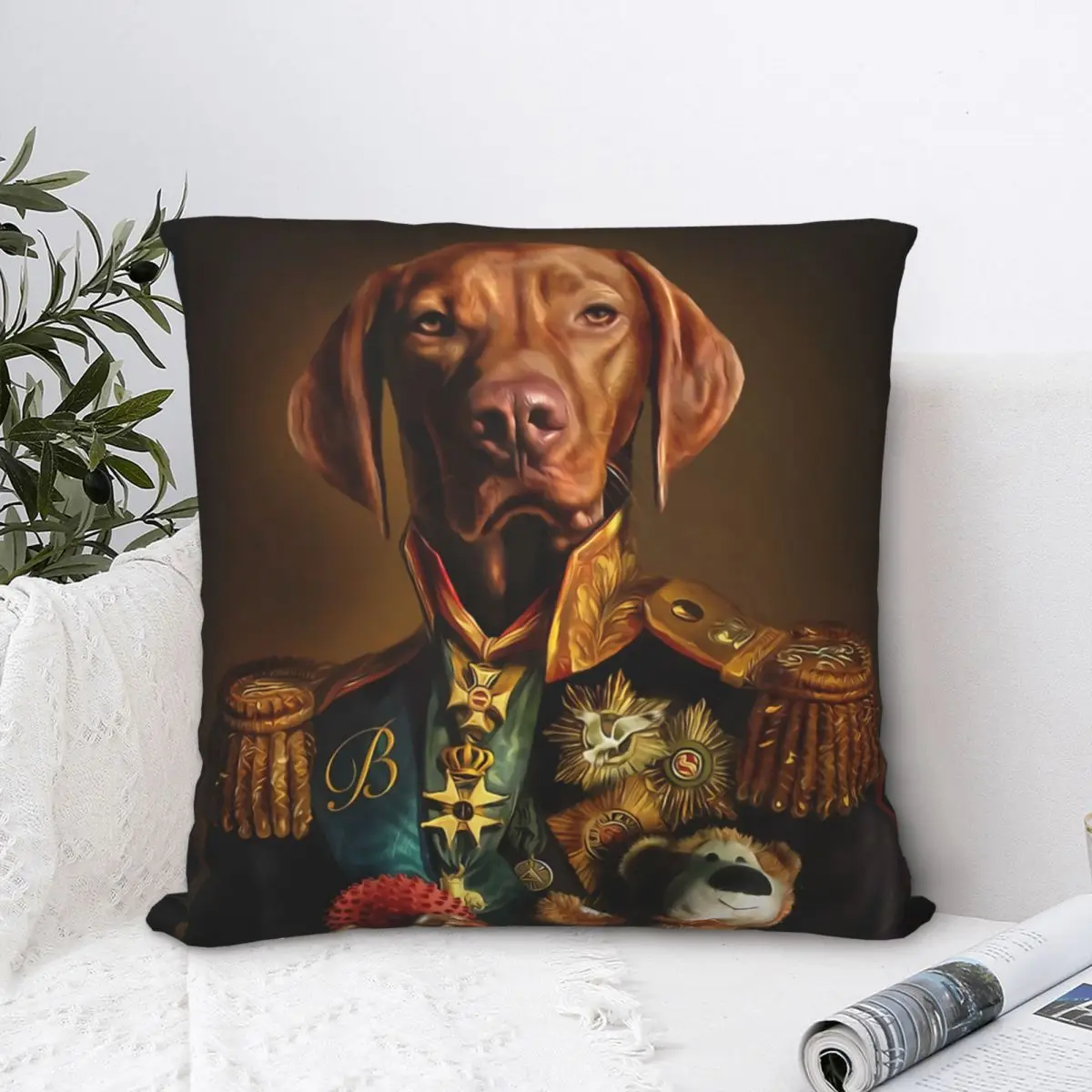 Bertie The Hungarian Vizsla Dog Portrait Throw Pillow Case Meme Backpack Cojines Covers DIY Printed Soft For Home Decor
Bertie The Hungarian Vizsla Dog Portrait Throw Pillow Case Meme Backpack Cojines Covers DIY Printed Soft For Home Decor