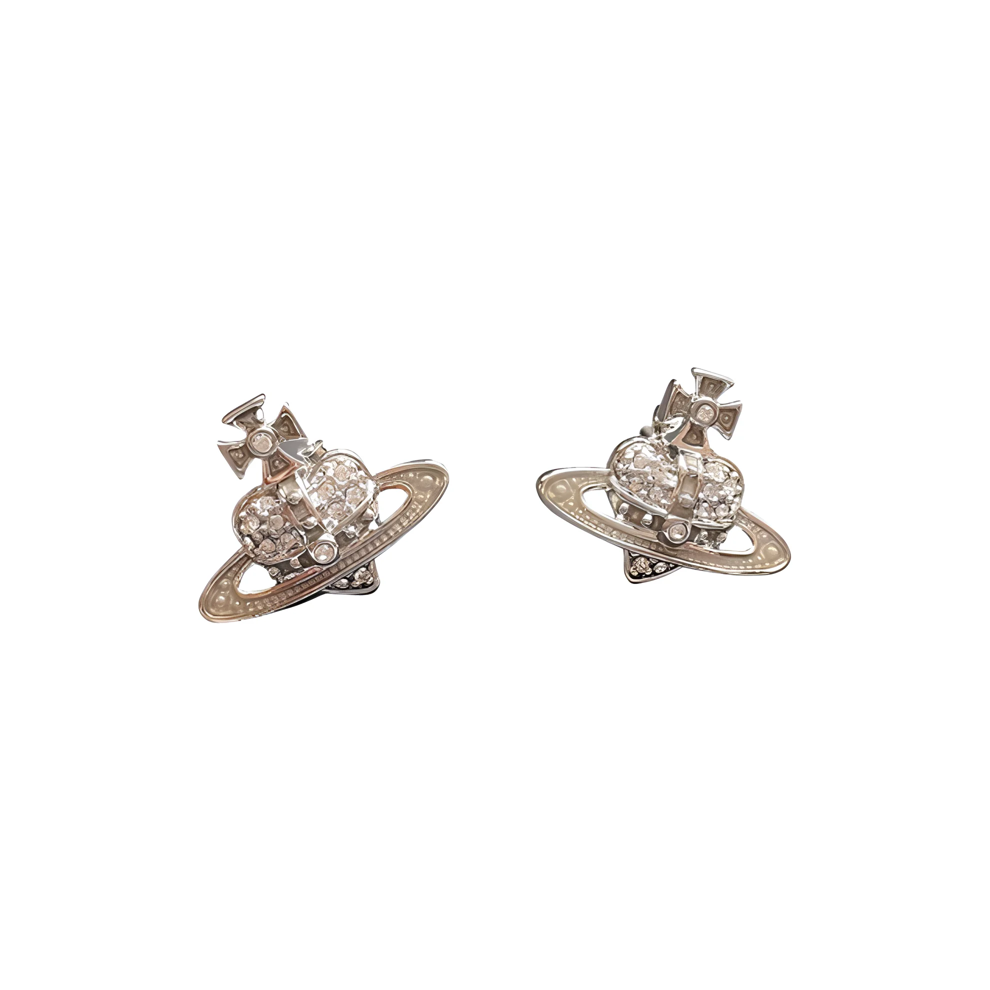 Vivienne Westwood Brass, Crystal Earrings Unisex Silver 6201032602P255CN
Vivienne Westwood Brass, Crystal Earrings Unisex Silver 6201032602P255CN