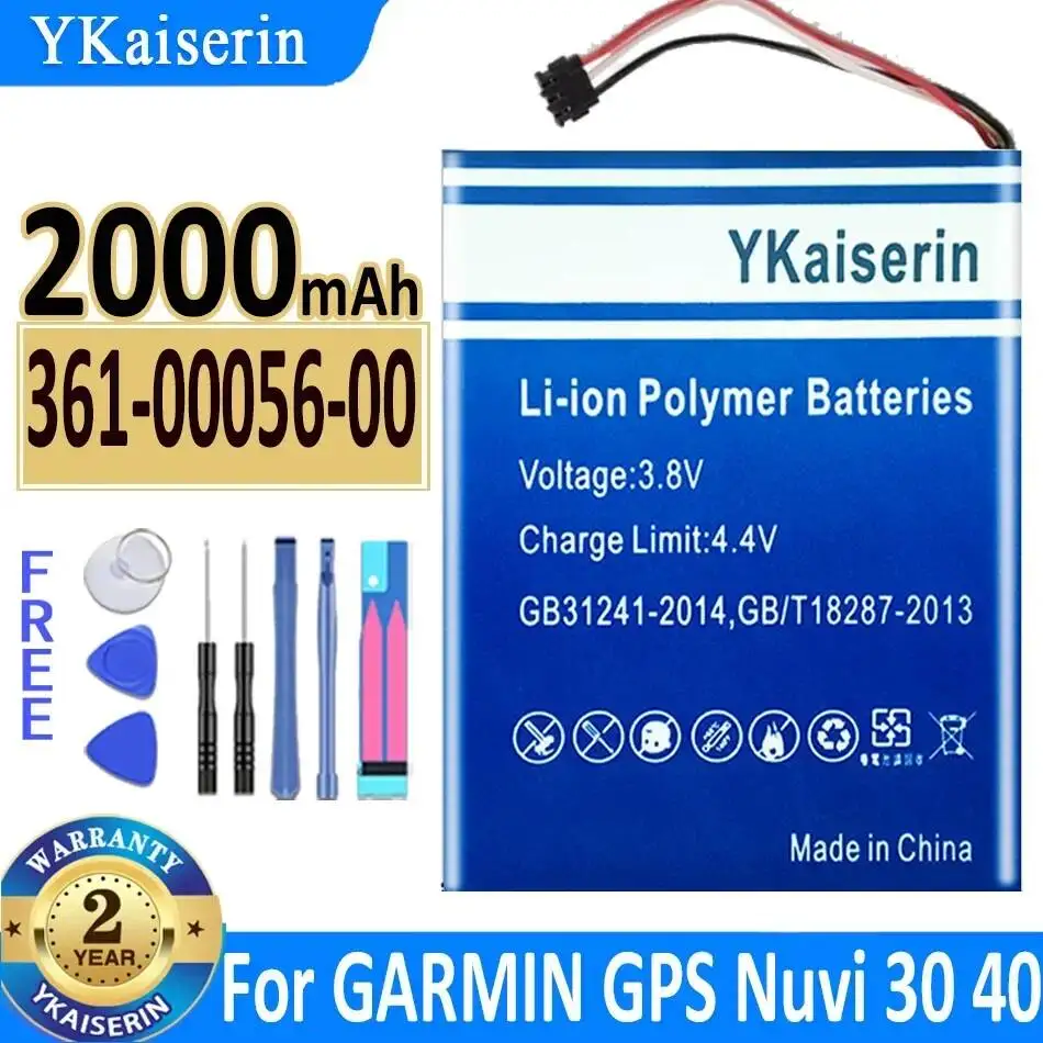 361-00056-00 Высокоемкостная батарея для часов 2000 мАч для Garmin GPS Nuvi 30 40 40LM 50LM 50
361-00056-00 Высокоемкостная батарея для часов 2000 мАч для Garmin GPS Nuvi 30 40 40LM 50LM 50