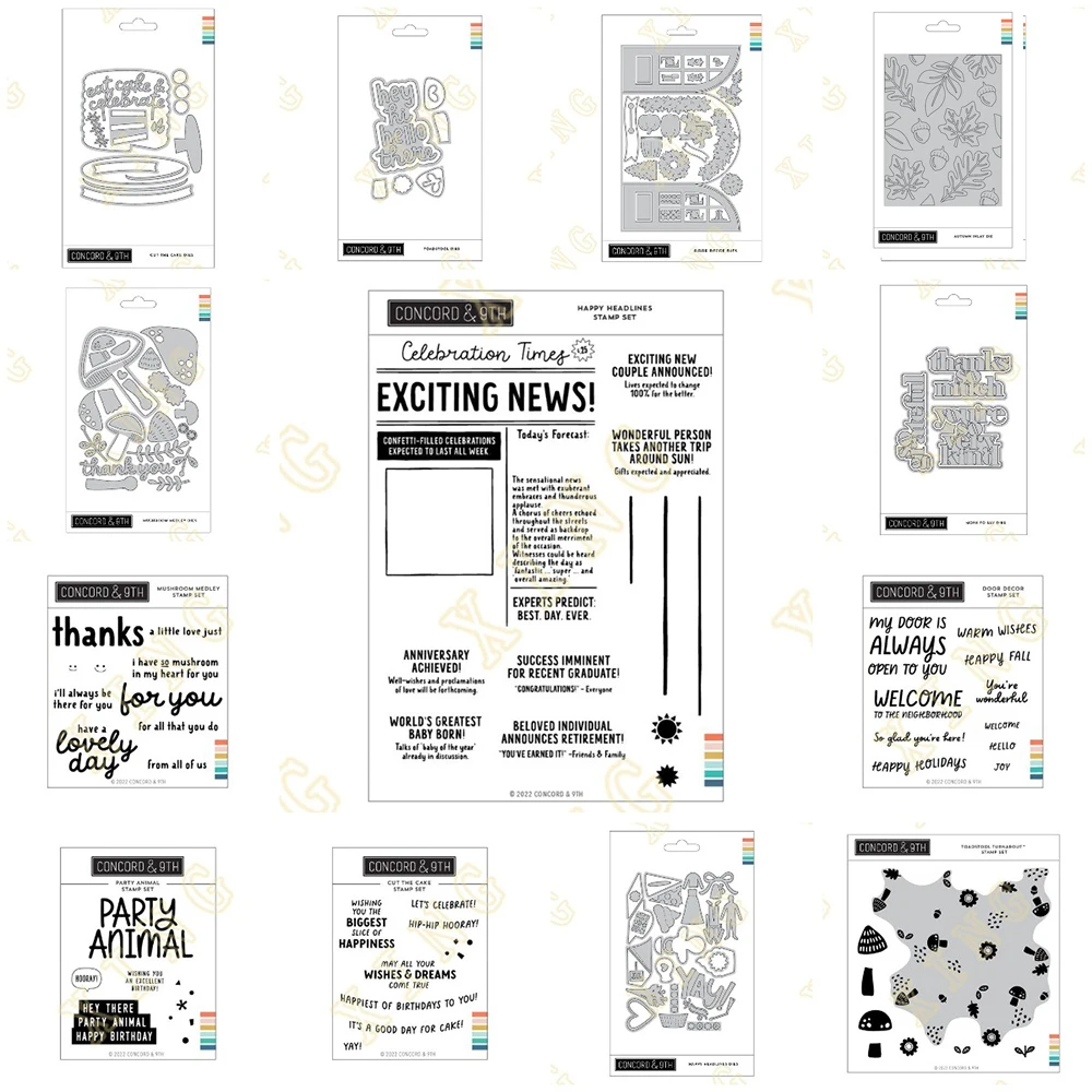 Happy Headlines Mushroom Cake New Arrival Metal Cutting Dies Stamps Stencil Scrapbook Embossed Paper Card Album Craft Template
Happy Headlines Mushroom Cake New Arrival Metal Cutting Dies Stamps Stencil Scrapbook Embossed Paper Card Album Craft Template