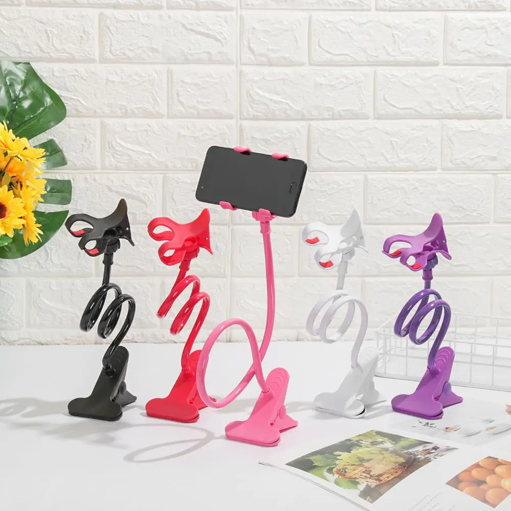 Гибкий держатель для мобильного телефона с зажимом 360 дюйма
Гибкий держатель для мобильного телефона с зажимом 360 дюйма