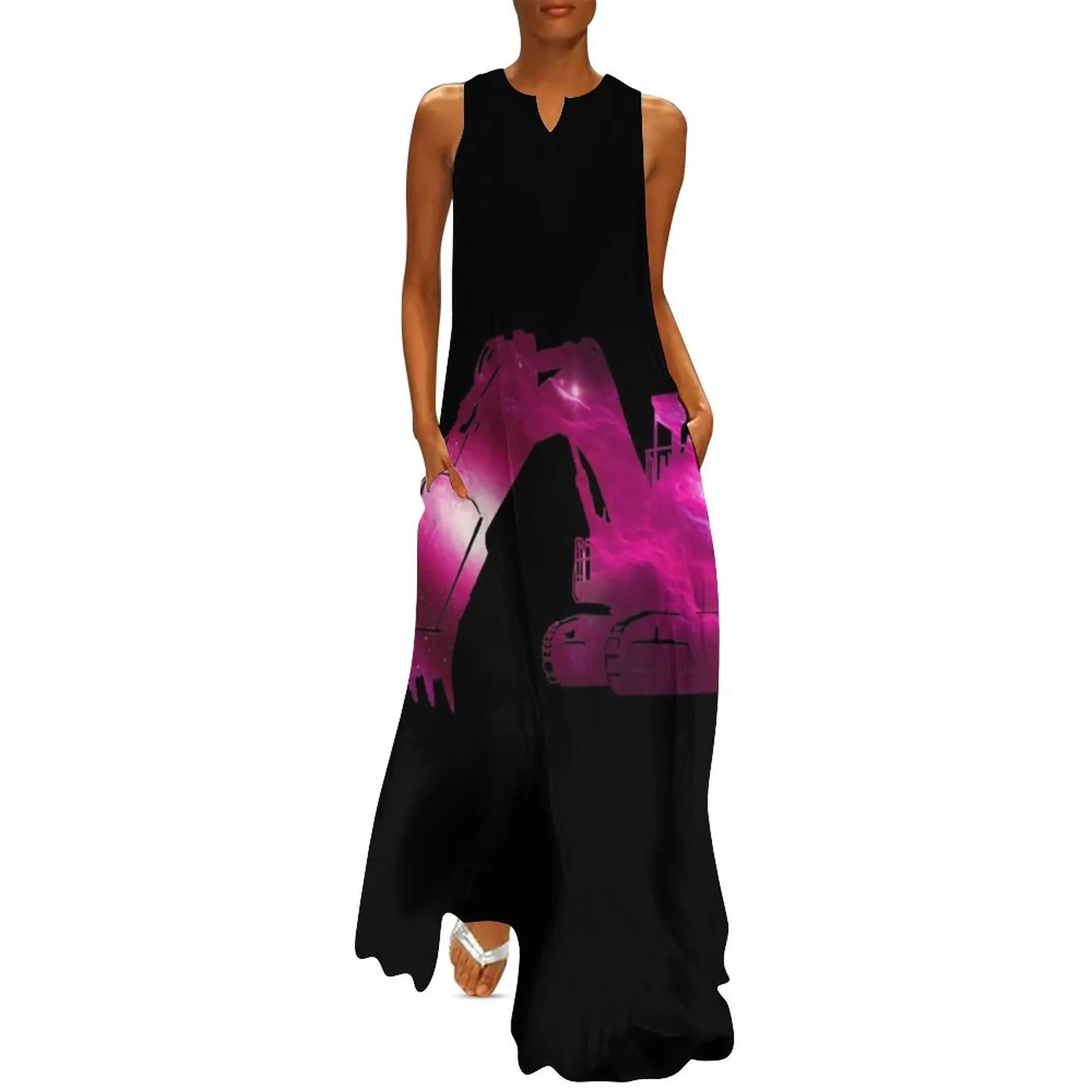 Excavator Galaxy Long Dress dresses for woman Dress woman elegant chic wedding evening dresses
Excavator Galaxy Long Dress dresses for woman Dress woman elegant chic wedding evening dresses
