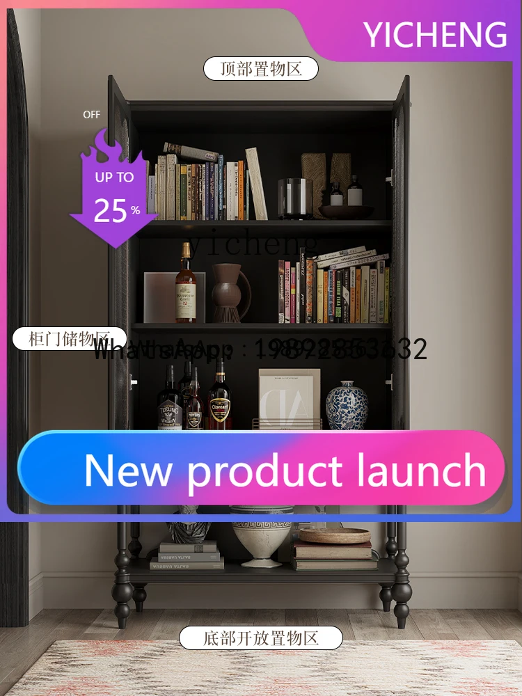 LYY Retro Solid Wood Bookcase Living Room Home Display Cabinet Antique Style Black Floor Storage Cabinet
LYY Retro Solid Wood Bookcase Living Room Home Display Cabinet Antique Style Black Floor Storage Cabinet