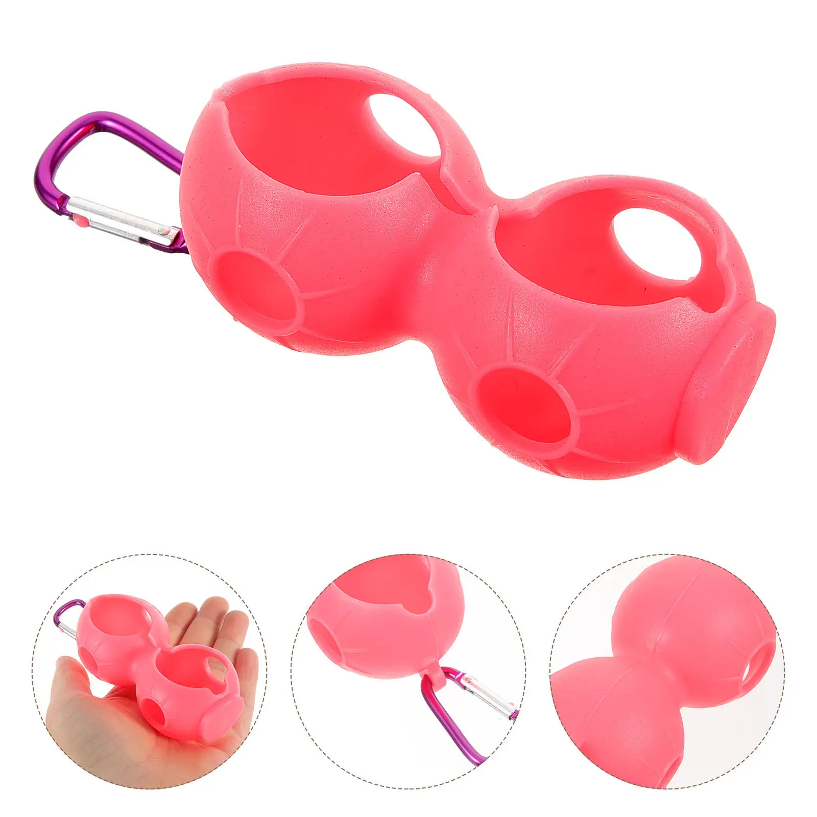 Golf Ball Holder Silicone Metal Clamp Elastic Buckle Design Portable Golf Accessories Professional Ball Sleeve Protector
Golf Ball Holder Silicone Metal Clamp Elastic Buckle Design Portable Golf Accessories Professional Ball Sleeve Protector