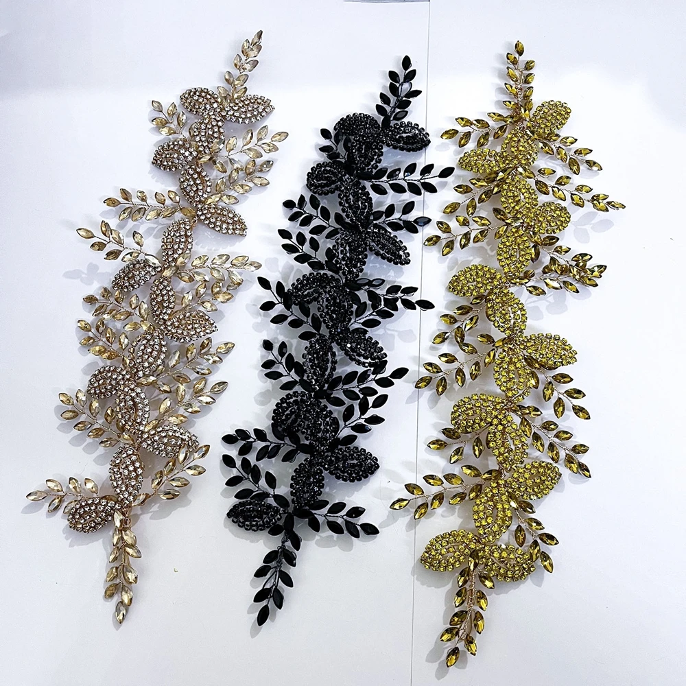 DZ272 Bride Tiaras Hairband Charm Rhinestone Leaf Hair Jewelry for Prom Party Handmade Headpiece Wedding and Bride to Wear
DZ272 Bride Tiaras Hairband Charm Rhinestone Leaf Hair Jewelry for Prom Party Handmade Headpiece Wedding and Bride to Wear