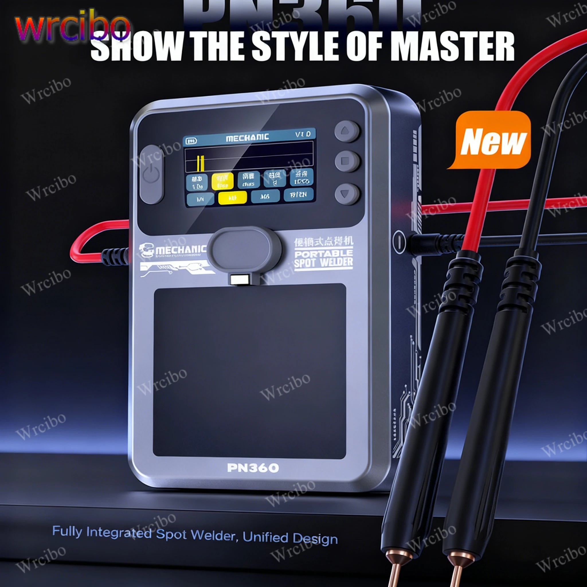 Портативный комплект точечной сварки Mechanic PN360 с медной ручкой, сильная сварка 650 А, автоматический режим, идеально подходит для сварки никелевых полос аккумулятора
Портативный комплект точечной сварки Mechanic PN360 с медной ручкой, сильная сварка 650 А, автоматический режим, идеально подходит для сварки никелевых полос аккумулятора