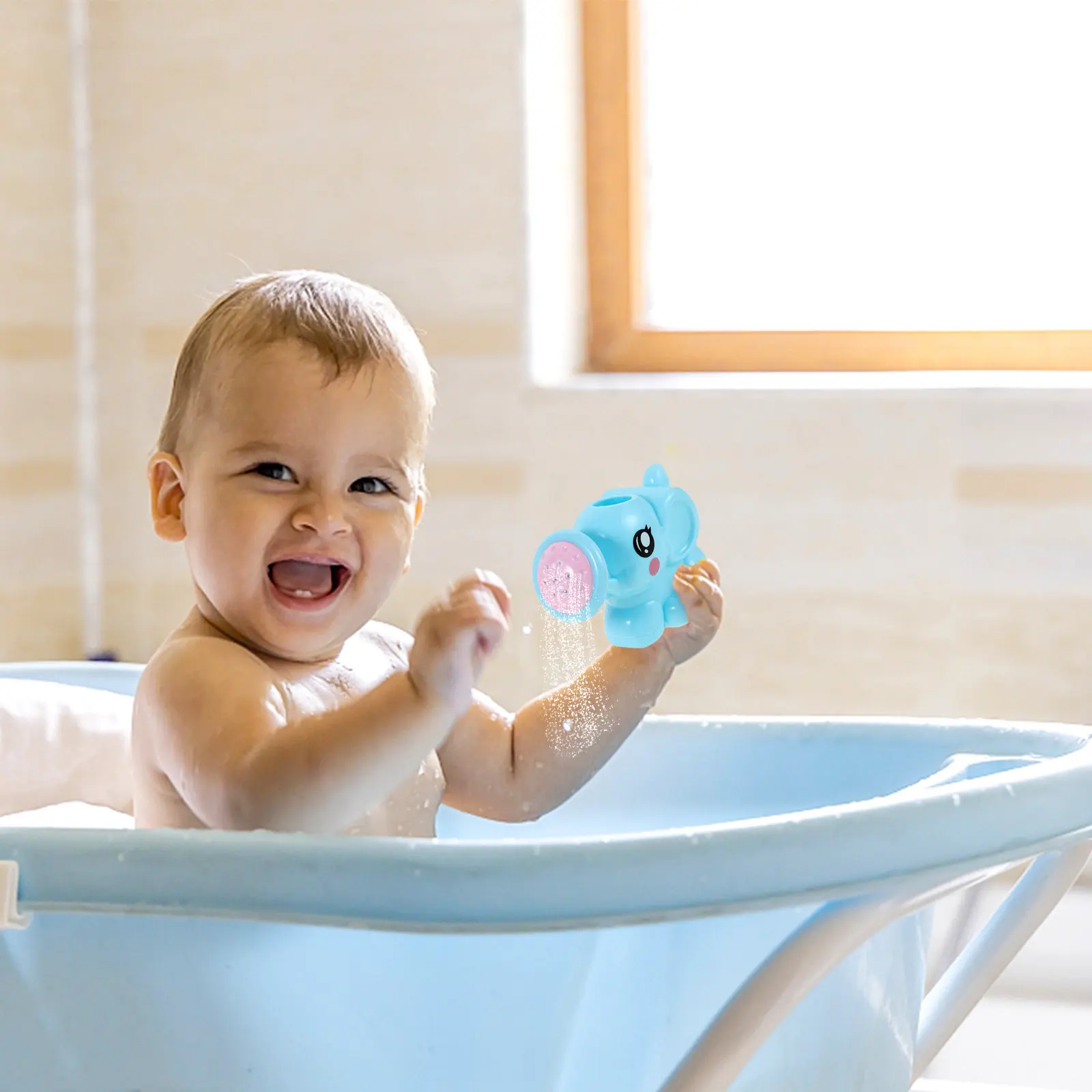 2Pcs Bathing Watering Cans Cartoon Elephant Design Bright Colors Small Size Safe PP Material Toddler Baby Bath Use Fun Bathing
2Pcs Bathing Watering Cans Cartoon Elephant Design Bright Colors Small Size Safe PP Material Toddler Baby Bath Use Fun Bathing