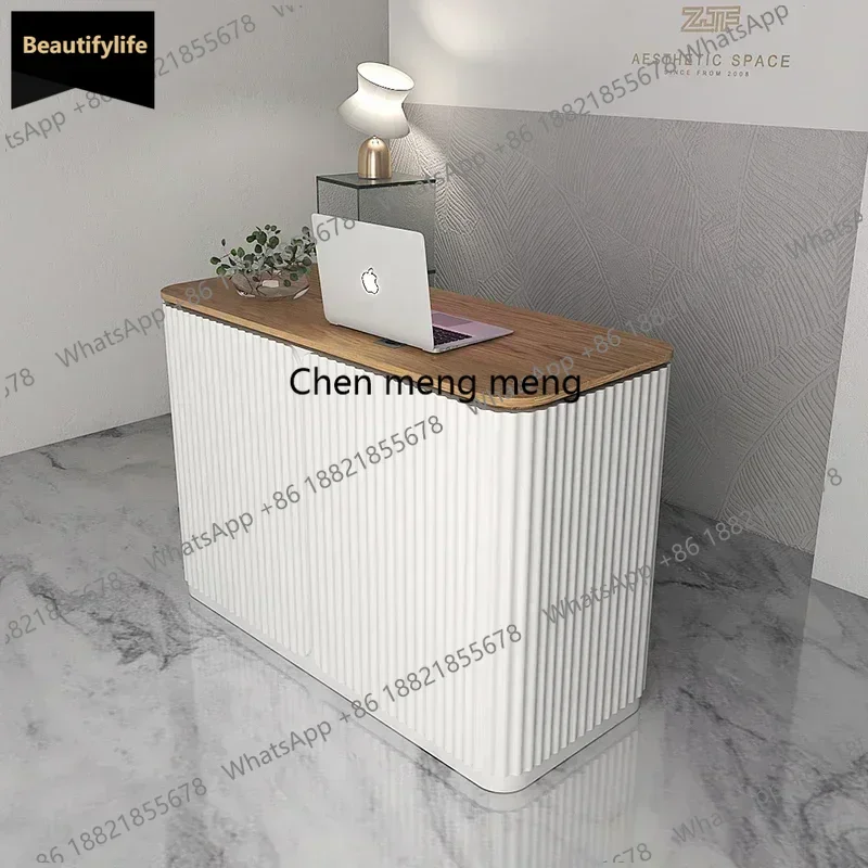 D80 Cream Style Reception Desks Checkout Counter Wooden Cashier Reception Desks Front Desk Modern Office Furniture
D80 Cream Style Reception Desks Checkout Counter Wooden Cashier Reception Desks Front Desk Modern Office Furniture