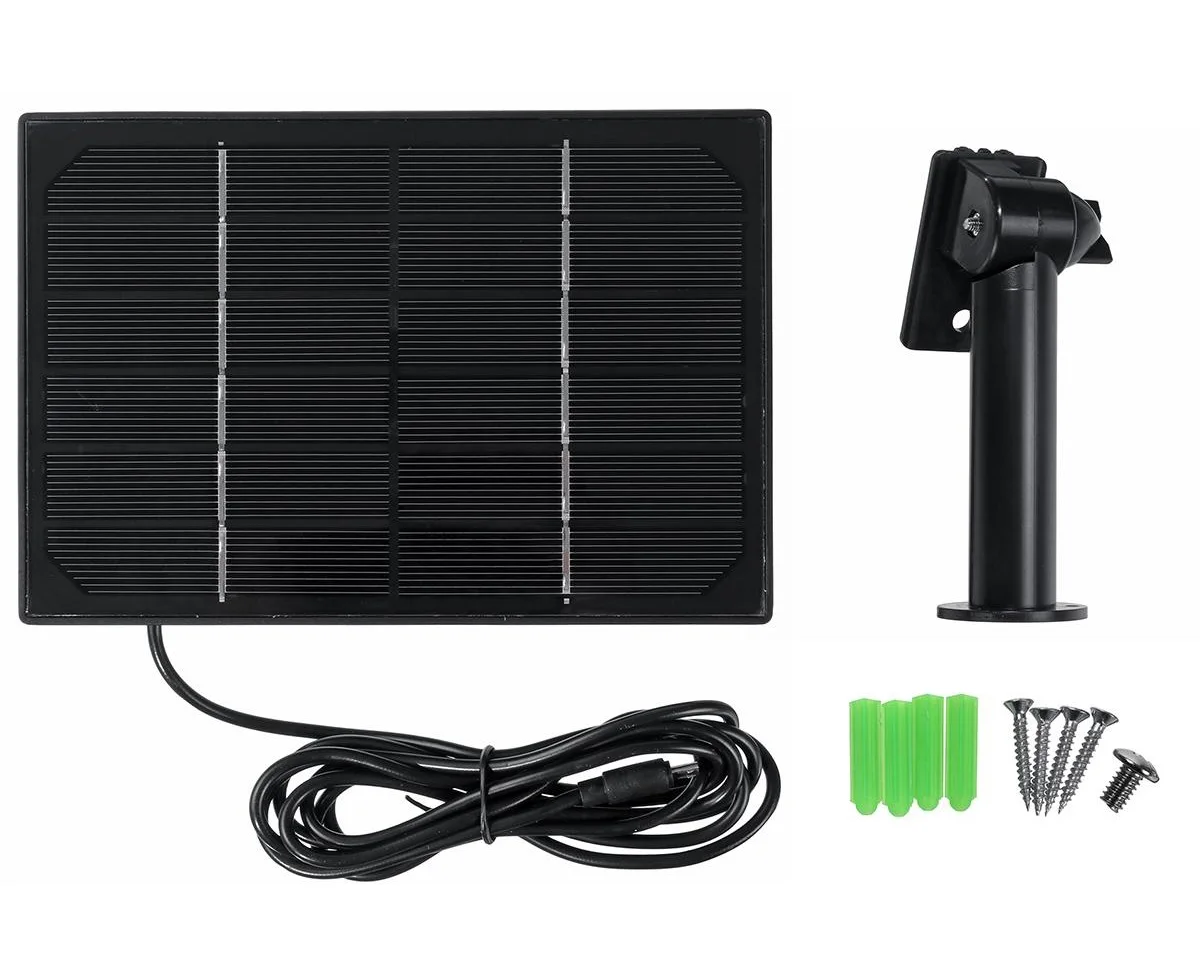 4W Waterproof IP66 Solar Panel Outdoor 2m Cable Charger USB Type-C 5V DC12V Powered Security WIFI Hunting Camera or 4G Router
4W Waterproof IP66 Solar Panel Outdoor 2m Cable Charger USB Type-C 5V DC12V Powered Security WIFI Hunting Camera or 4G Router
