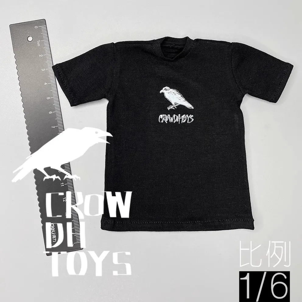 CROW DH TOYS 1/6 Soldier Accessories Trendy Black Solid Color Short Sleeved Model Fit 12'' Action Figure Body In Stock
CROW DH TOYS 1/6 Soldier Accessories Trendy Black Solid Color Short Sleeved Model Fit 12'' Action Figure Body In Stock