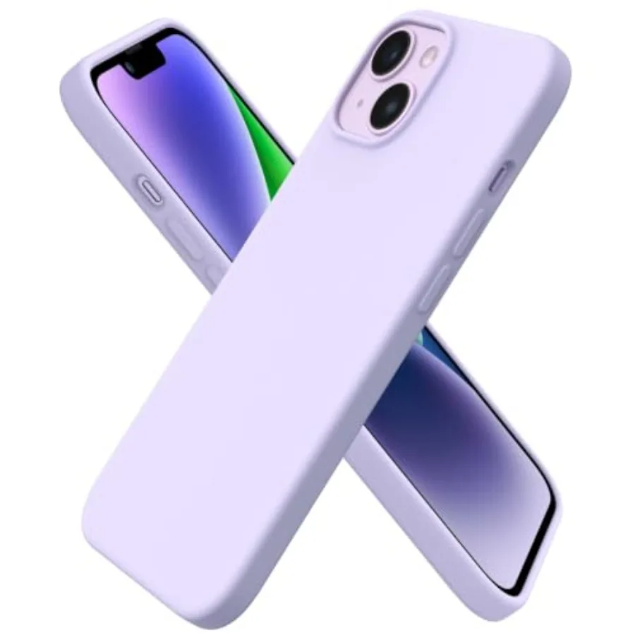 Compatible with iPhone 14 Case 6.1, Slim Liquid Silicone 3 Layers Full Phone Covered Soft Gel Rubber Case Protective Phone Cove
Compatible with iPhone 14 Case 6.1, Slim Liquid Silicone 3 Layers Full Phone Covered Soft Gel Rubber Case Protective Phone Cove