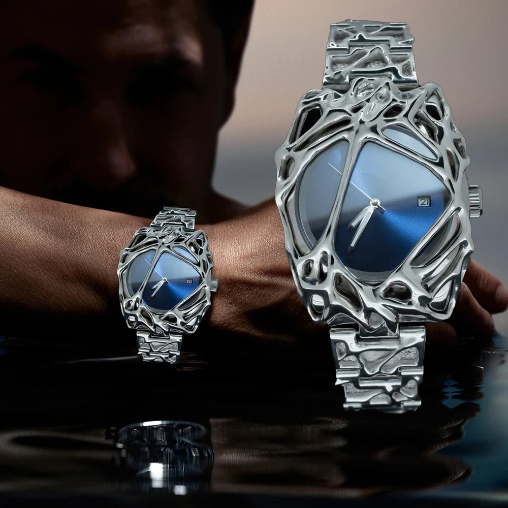 Creative Watch Sapphire Crystal Glass Mirror Waterproof Wrist Watch Peculiar Shape European American Niche Style Watches
Creative Watch Sapphire Crystal Glass Mirror Waterproof Wrist Watch Peculiar Shape European American Niche Style Watches