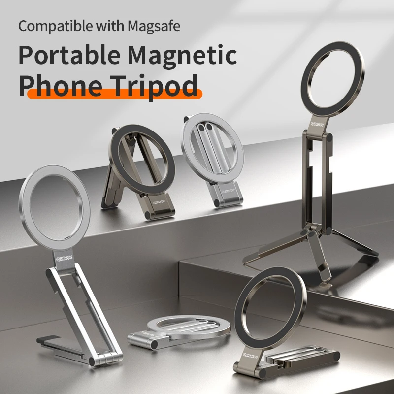 QGHAPPY Q199 Foldable Magnetic Phone Tripod 0.8cm Ultra-Slim Dual-Sided Magnet Phone Tripod for Desktop Stand Livestreaming Vlog
QGHAPPY Q199 Foldable Magnetic Phone Tripod 0.8cm Ultra-Slim Dual-Sided Magnet Phone Tripod for Desktop Stand Livestreaming Vlog