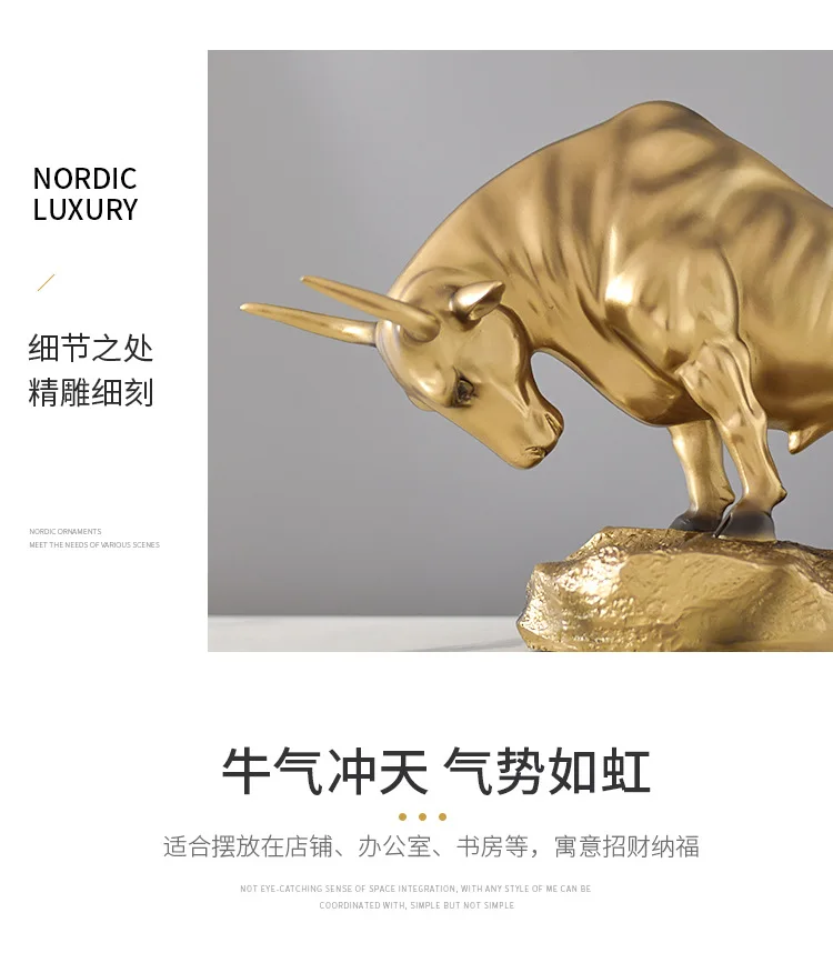 Feng Shui bull decoration; creative modern bull office desktop business high-end bookshelf bull market home decor.
Feng Shui bull decoration; creative modern bull office desktop business high-end bookshelf bull market home decor.