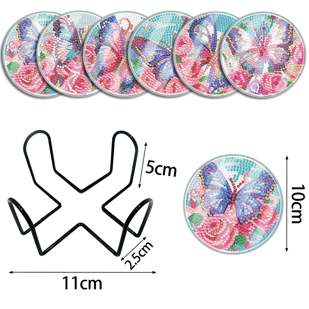 6PCS Diamond Painting Coasters Kits Mandala Acrylic Small Monster Washable with Holder for Coffee Table Bar Mugs Glass Cup Beer
6PCS Diamond Painting Coasters Kits Mandala Acrylic Small Monster Washable with Holder for Coffee Table Bar Mugs Glass Cup Beer