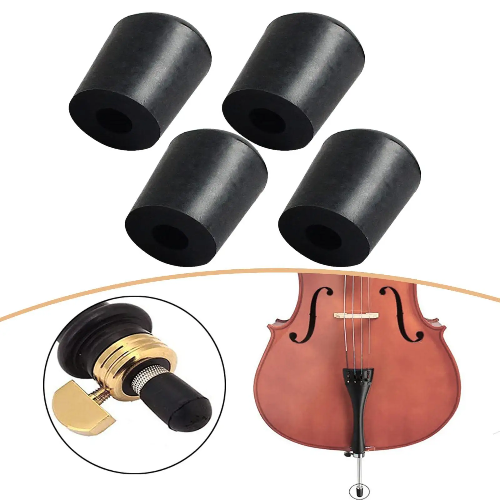 Набор резиновых наконечников-фиксаторов для подставки виолончели, нескользящие, для защиты пола при занятиях игрой на виолончели
Набор резиновых наконечников-фиксаторов для подставки виолончели, нескользящие, для защиты пола при занятиях игрой на виолончели