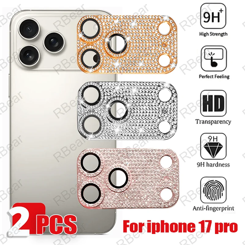 2Pcs for iPhone 17 Pro Max/ 17Pro Luminous Diamond Lens Protective Film - Case Friendly, Simple Installation, Ultra Protection
2Pcs for iPhone 17 Pro Max/ 17Pro Luminous Diamond Lens Protective Film - Case Friendly, Simple Installation, Ultra Protection